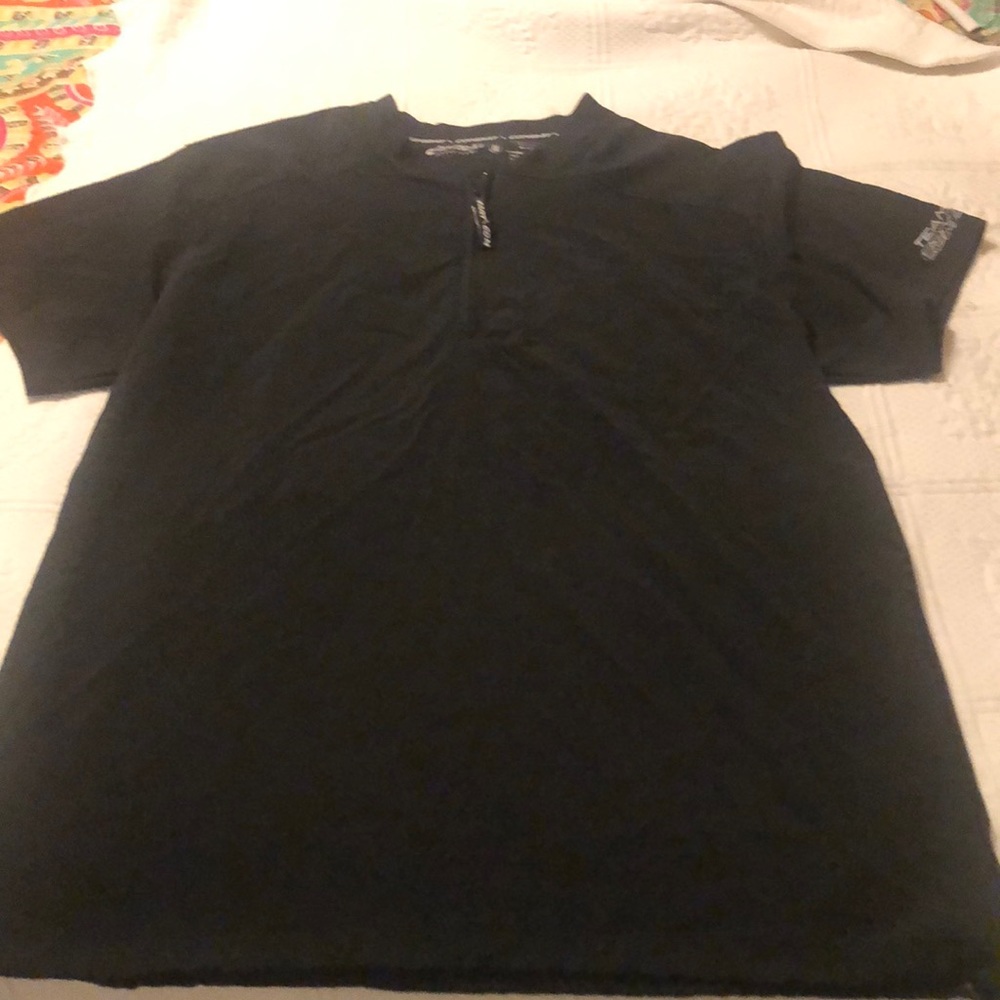Black combat performance shirt